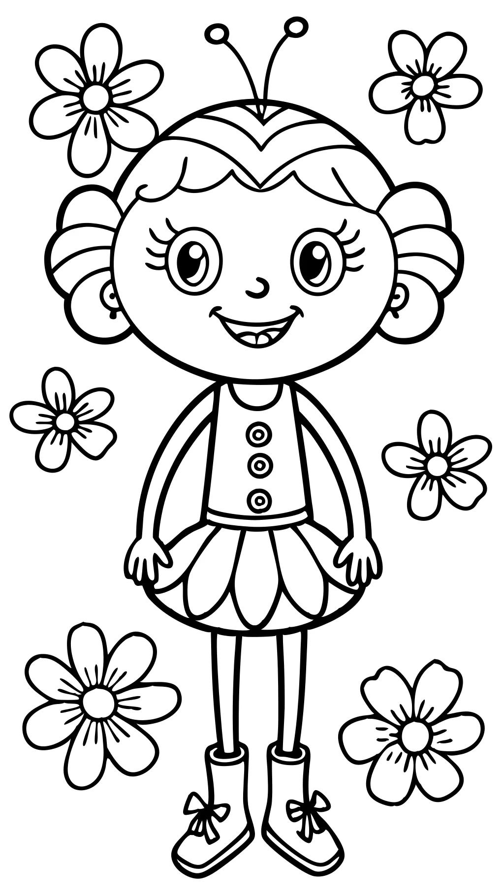 mommy long legs coloring page